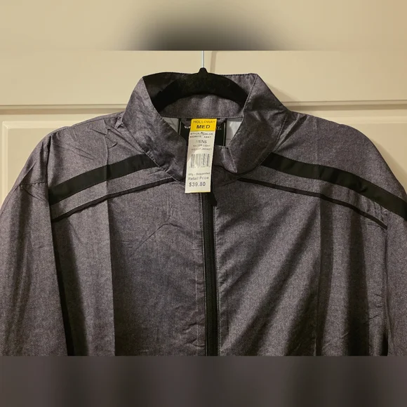Mens Medium - Holloway Raider Light Weight Jacket Grey/Black - Picture 2 of 4